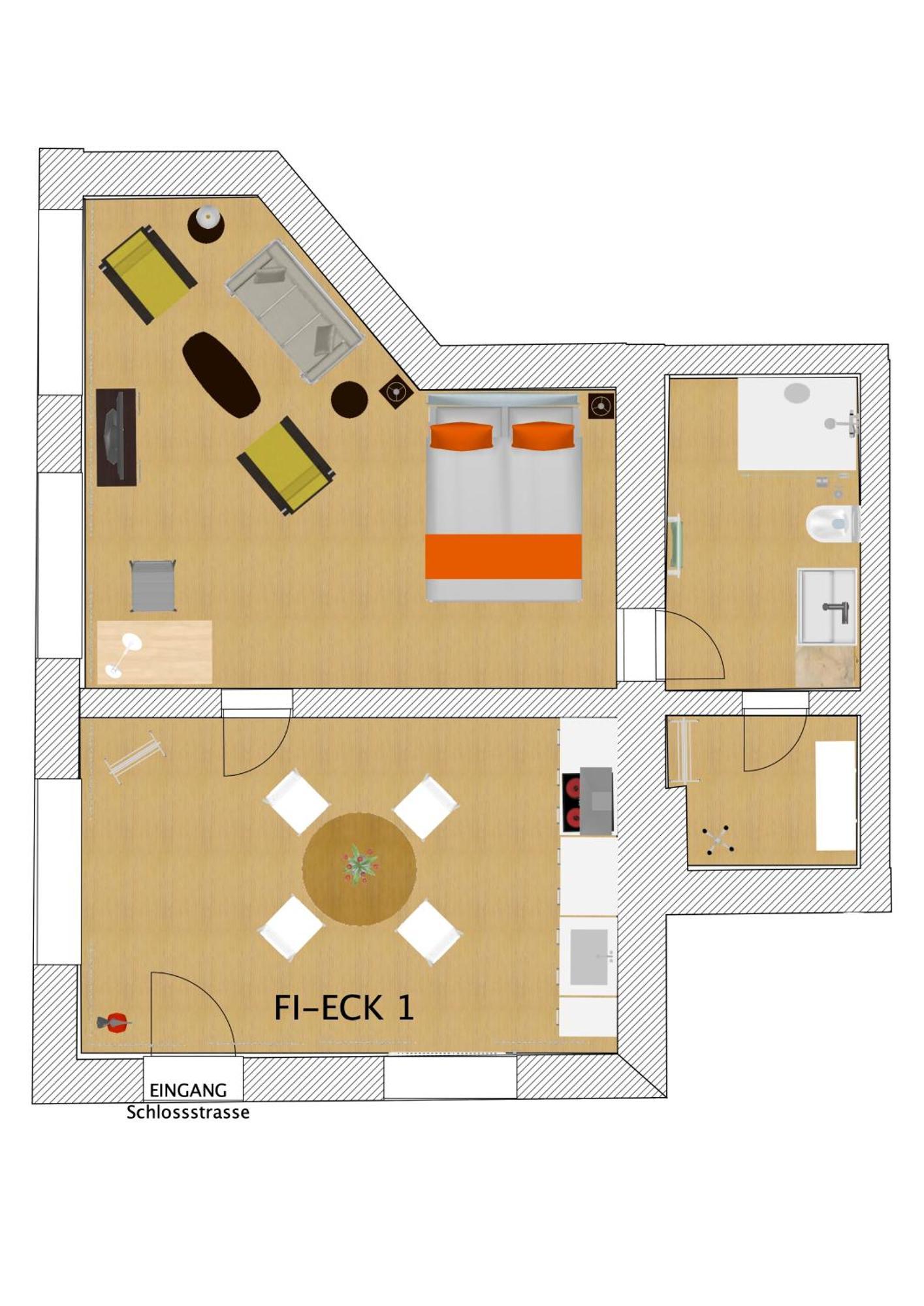 Fi-Eck Apartments Waldeck  Buitenkant foto